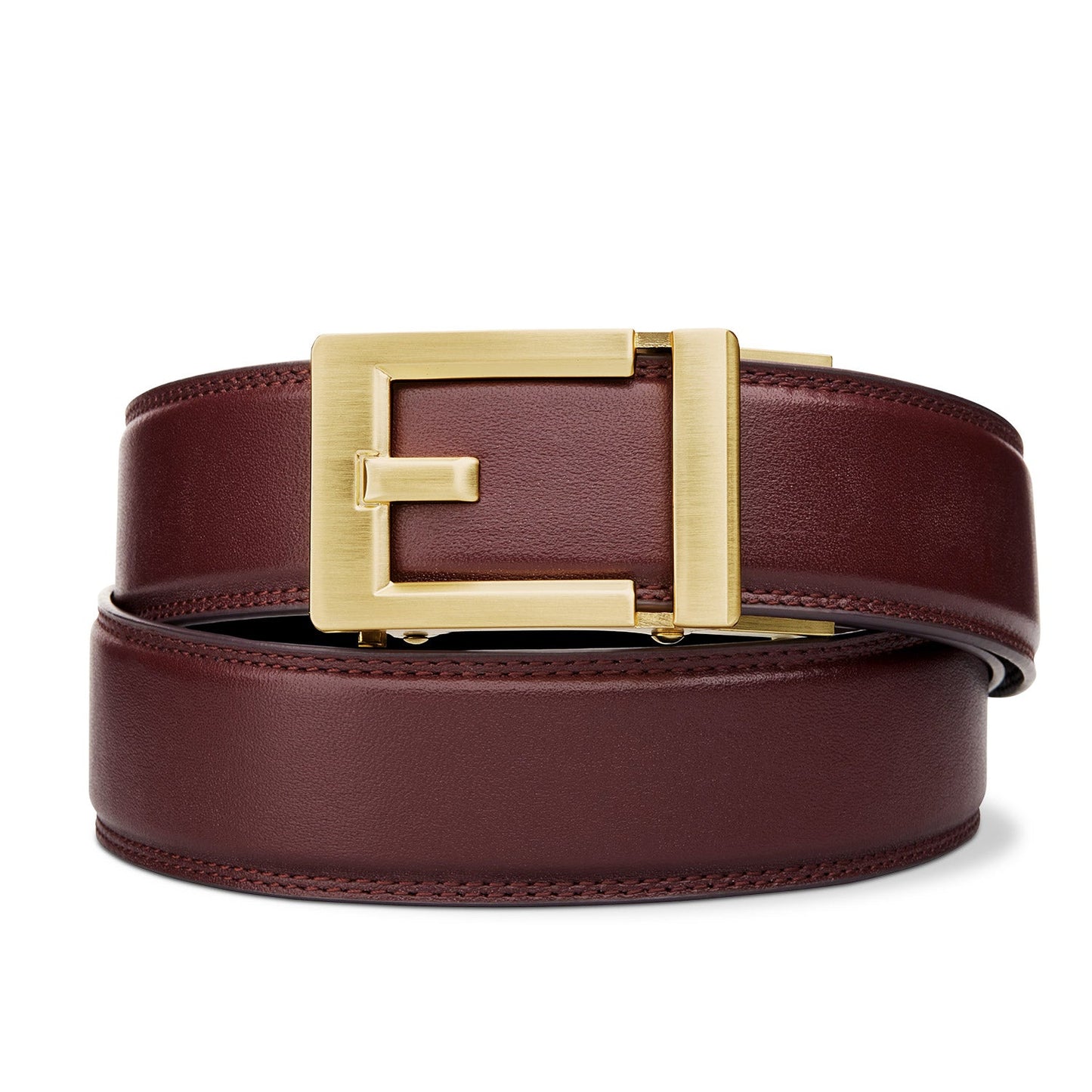 EXPRESS BRASS BUCKLE | CLASSIC LEATHER BELT 1.37