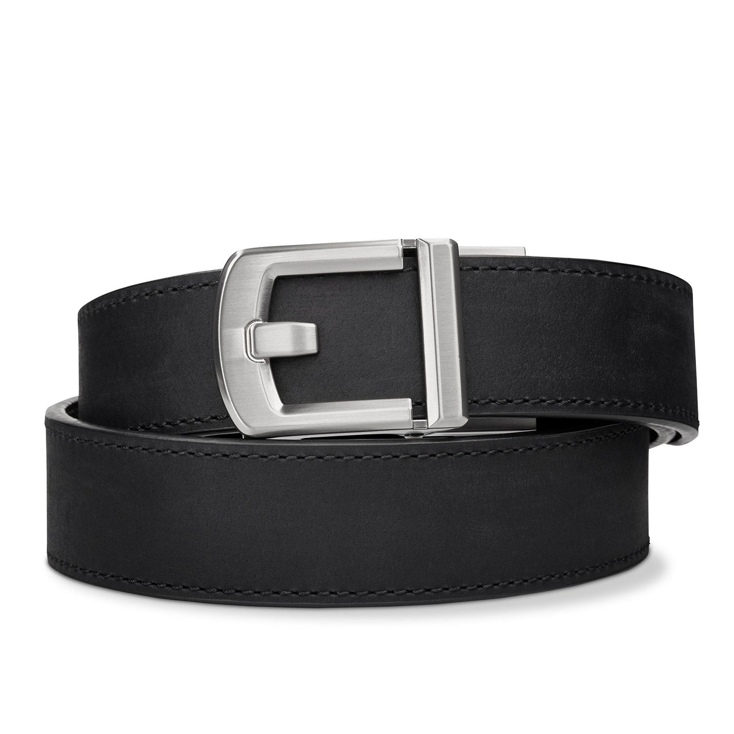 X SERIES BUCKLE  | BLACK BUFFALO LEATHER GUN BELT 1.5